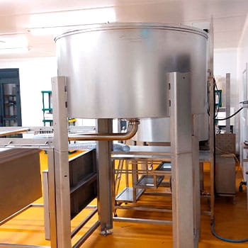 cuve caillage inox